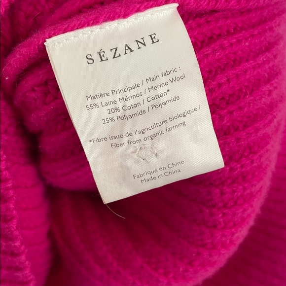 Sezane Pink Lucas Jumper - Picture 4 of 7